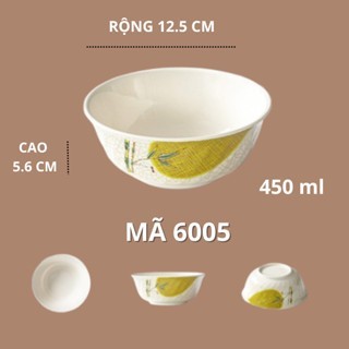 Bát Loe Phíp Hoạ Tiết Lá Tre Phong Cách Nhật Bản 6005