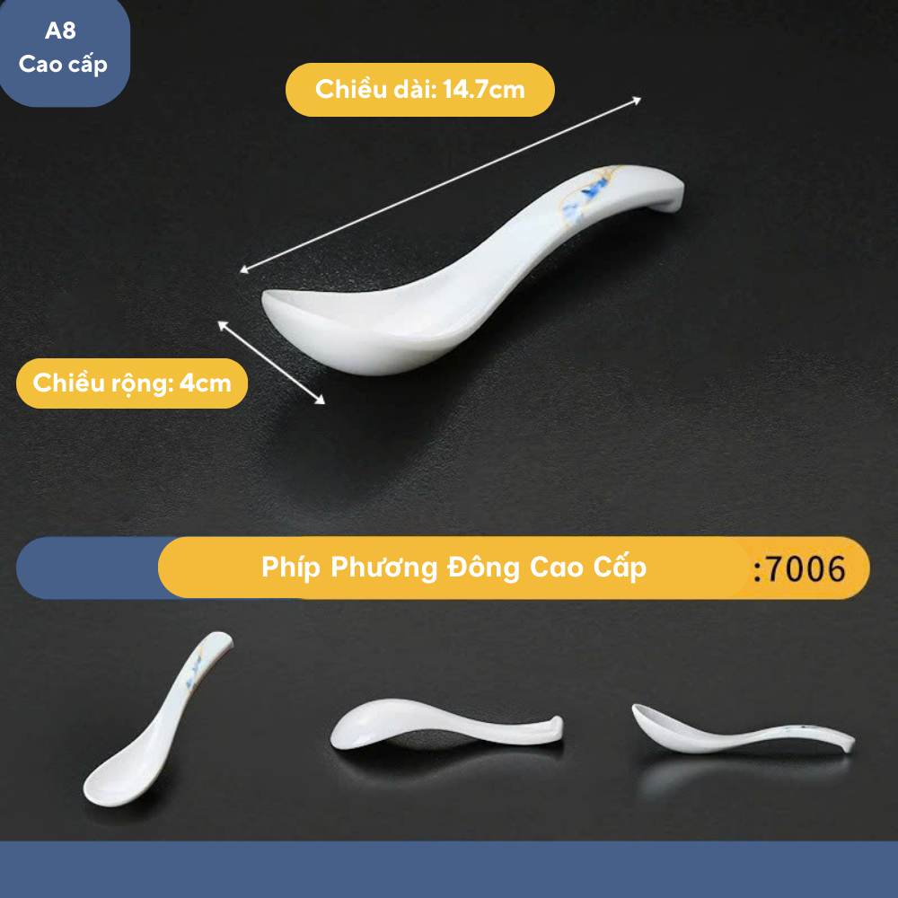 Thìa Ăn Phở/Súp Phíp Hoa Phương Đông 7006