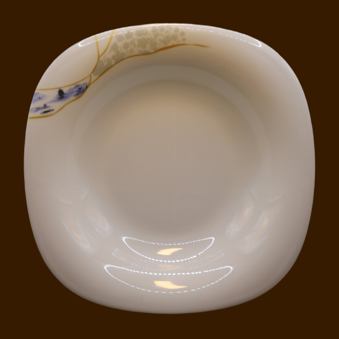 Đĩa Phíp Hoa Phương Đông Bo Melamine Cao Cấp A109-11