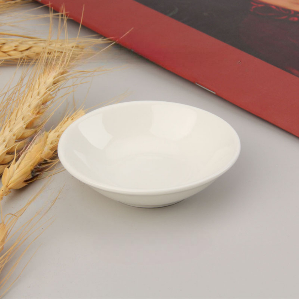 Bát Chấm Tròn Phíp Trắng Cao Cấp Melamine A5 535