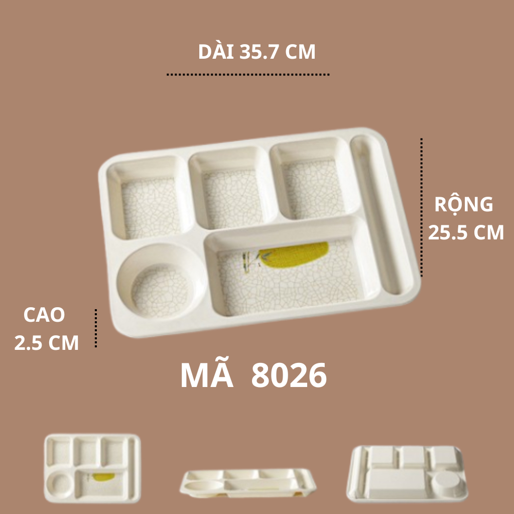 Khay Phần Phíp Hoạ Tiết Lá Tre Phong Cách Nhật Bản 8026
