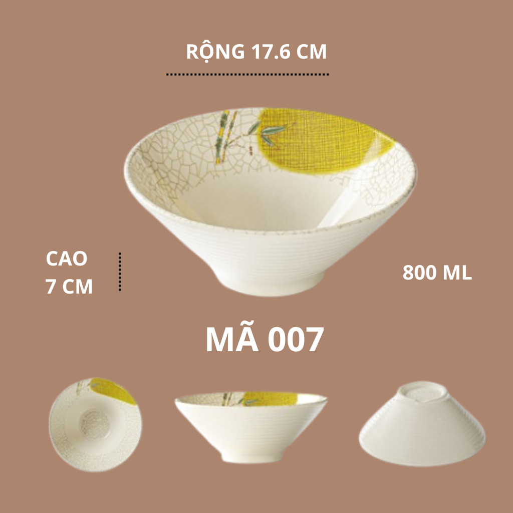 Tô Mỳ Phíp Hoạ Tiết Lá Tre Phong Cách Nhật Bản 007A400