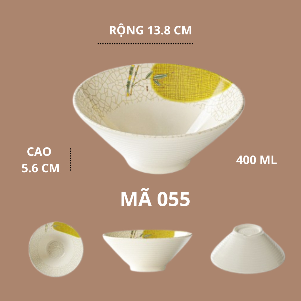 Tô Mỳ Phíp Hoạ Tiết Lá Tre Phong Cách Nhật Bản 055A200